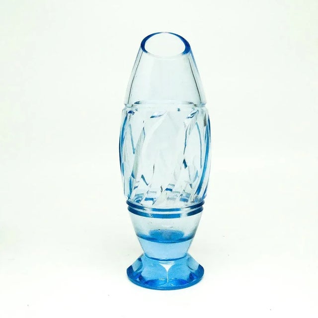 Glass Art Deco Vase, Germany, 1950s For Sale - Image 7 of 13