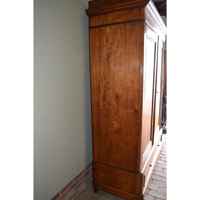 Brown Antique Cabinet in Cherry Wood, 1800s For Sale - Image 8 of 10