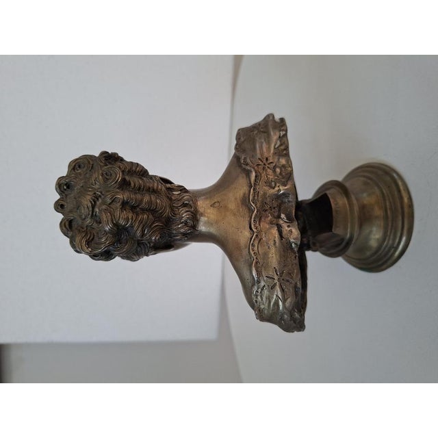 Bust of a Young Girl, 1950, Brass For Sale - Image 6 of 10