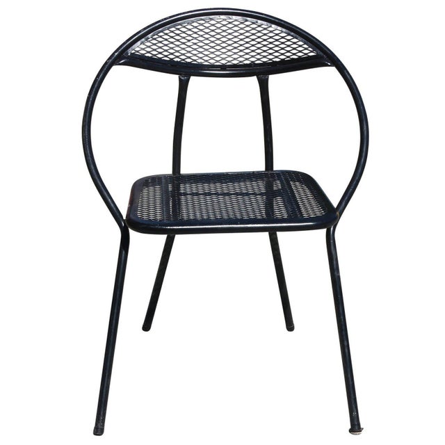 Salterini MidCentury Modern Steel Outdoor or Patio Dining Set With