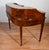 Brown 1930s English Regency Mahogany Inlaid & Leather Top Carlton Writing Desk For Sale - Image 8 of 18