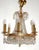 Gold Brass Lead Crystal Nine-Light Chandelier from Palwa, 1950s For Sale - Image 8 of 13