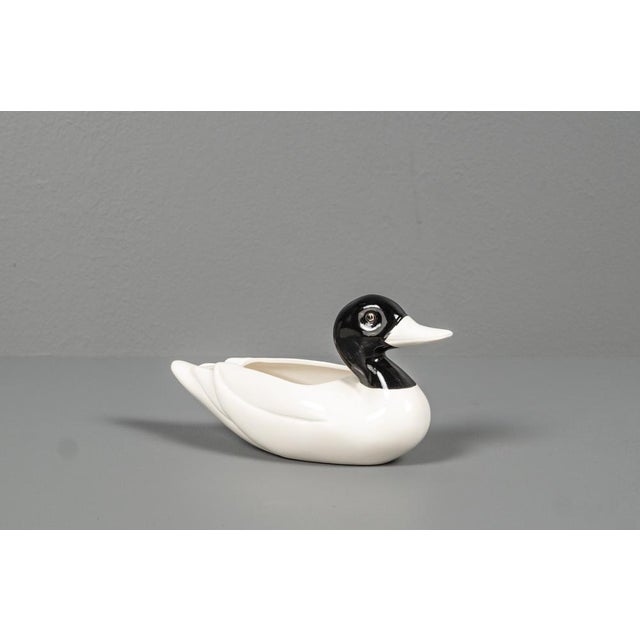 Porcelain Ducks in Black & White, 1970s, Set of 4 For Sale - Image 11 of 14