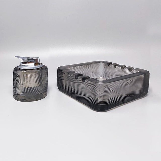 Mid-Century Modern Smoking Set by Sergio Asti for Arnolfo Di Cambio, Italy, 1970s, Set of 2 For Sale - Image 3 of 9