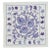 17"x18" All Cotton Cushion Cover. Blue Lace Pillow. Embroidered Pillowcase For Sale