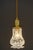 Gold Art Deco Pendants with Opaline Glass Shades, Vienna, 1920s, Set of 2 For Sale - Image 8 of 15