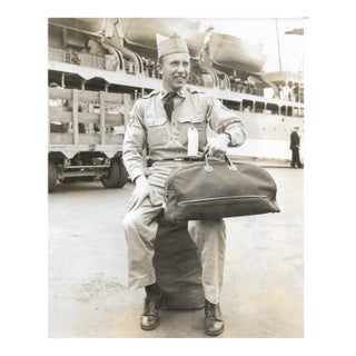 1959 American Soldier Returning Home Photograph For Sale