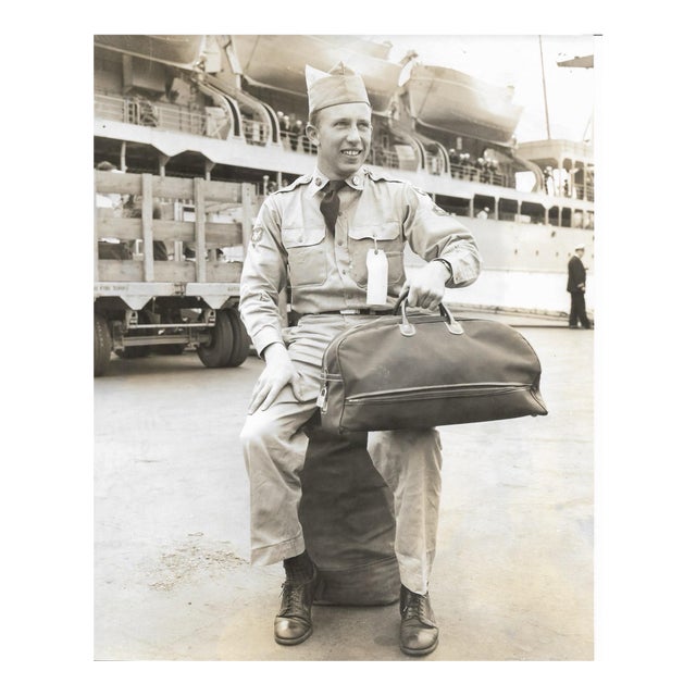 1959 American Soldier Returning Home Photograph For Sale