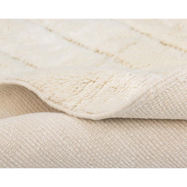 Hand-Knotted Wool Rug by Azele Studio For Sale - Image 4 of 8