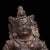 Metal Late 19th Century Gilt Bronze Yellow Jambhala Statue, Buddhist Wealth Deity, 1.3kg For Sale - Image 7 of 9