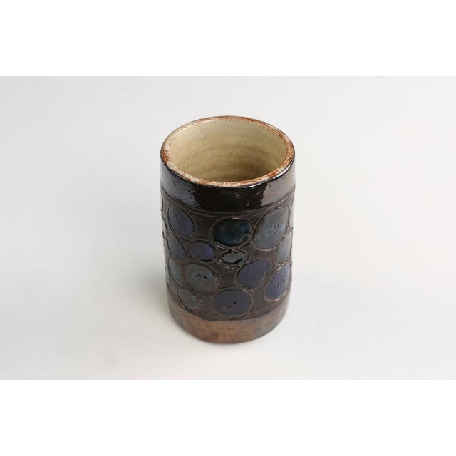 Sculptural Ceramic Vase from Perignem, Belgium, 1960s For Sale - Image 6 of 9