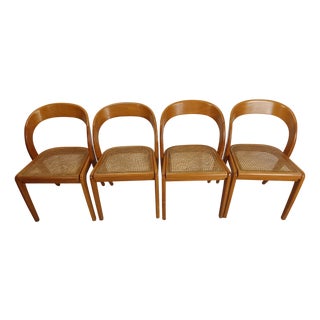 Gondola Chairs from Baumann, 1980s, Set of 4 For Sale