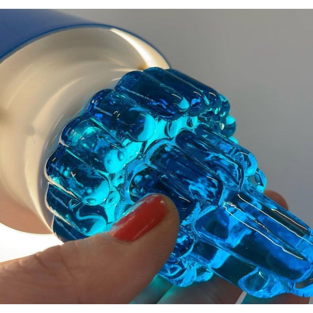 Dimensions: 5 1/4" Diameter x 11" H Origin: Denmark Designer: Unknown Manufacturer: Probably Vitrika Year: ca 1960s...