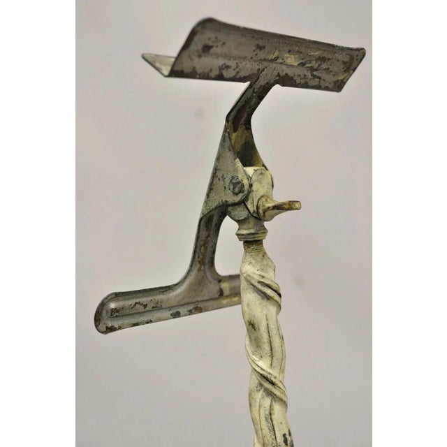 Antique Victorian Cast Iron Tripod Paw Feet General Store Retail Display - Pair For Sale - Image 9 of 11
