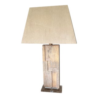 Vintage Brutalist Casual Lamps of California Table Lamp For Sale