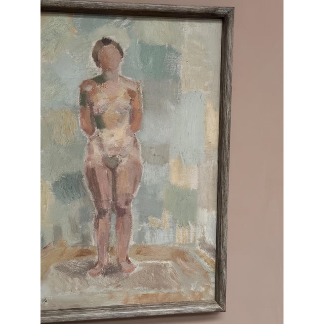 Birger Forsberg, Nude Study, 1956, Oil on Canvas, Framed For Sale - Image 12 of 18