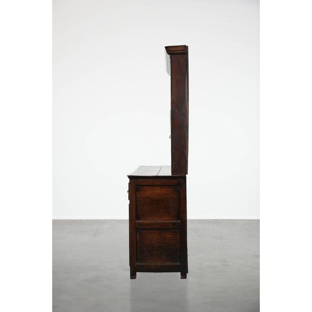 Large Antique English Oak Cupboard, 1700s For Sale - Image 4 of 17