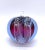 Mid 20th Century Barbini Style 20th Century Italian Murano Somerso Blue, Red & Purple Apple Paperweight For Sale - Image 5 of 8