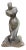 Jose Zacarias Figurative Grey Stone Sculpture of a Female 1989 For Sale