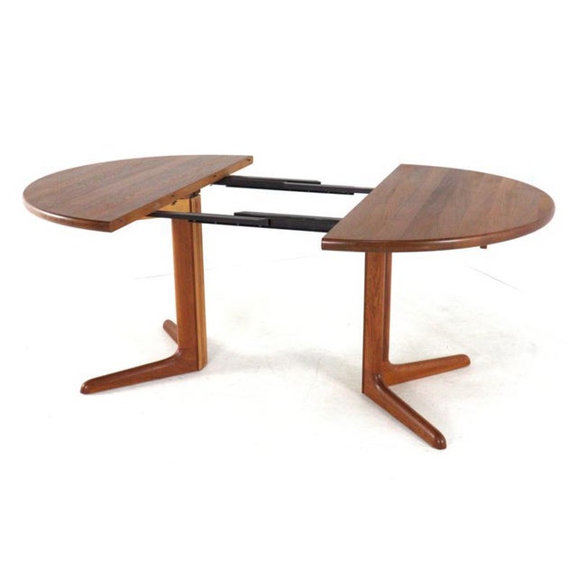 Danish Round 2-Way Extendable Stenum Dining Table For Sale - Image 12 of 16