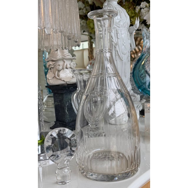 William Yeoward 16” William Yeoward Irish Crystal Decanter - Joanna Carson Estate For Sale - Image 4 of 5