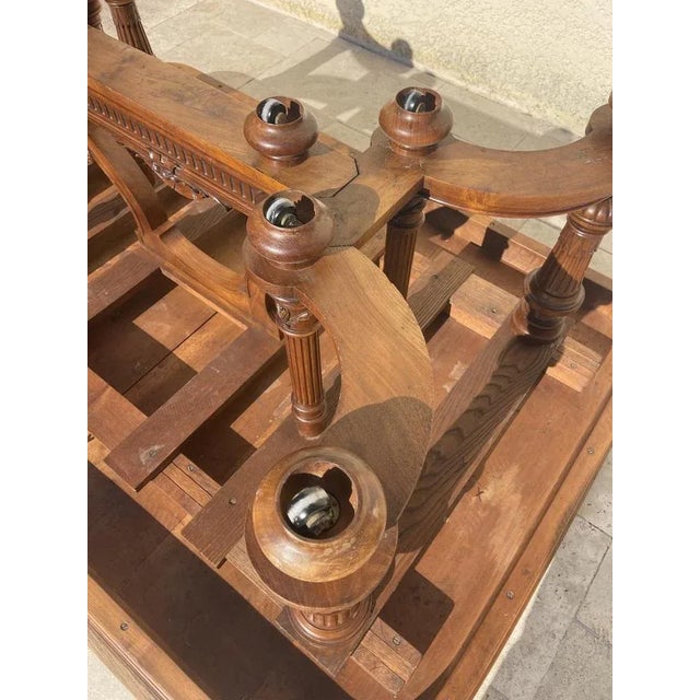 Large Walnut Dining Table For Sale - Image 12 of 13