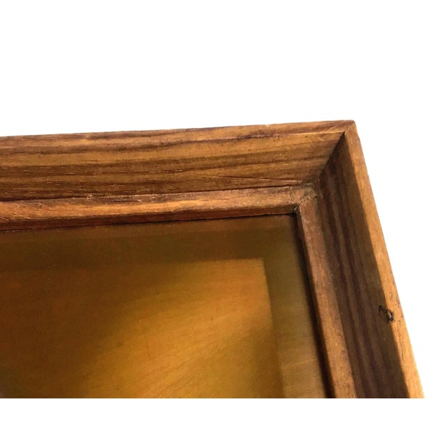 1950s 1950s Vintage Zambian Copper Hand Carved Impala Framed Wall Sculpture For Sale - Image 5 of 8