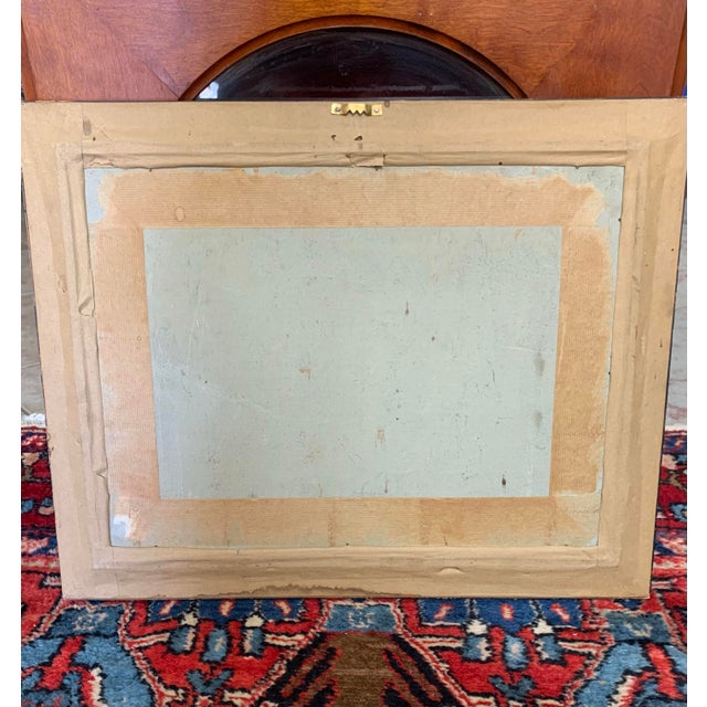 1960s Signed "M. Mulatti" Patagonian Landscape Oil Painting For Sale - Image 5 of 5