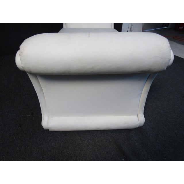 Mid 20th Century Large Vintage Loveseat For Sale - Image 4 of 9