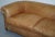 Vintage Victorian Style Brown Leather Club Sofa For Sale - Image 4 of 18