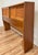 Vintage MCM Full Bed Headboard With Sliding Cubby Doors For Sale - Image 4 of 8