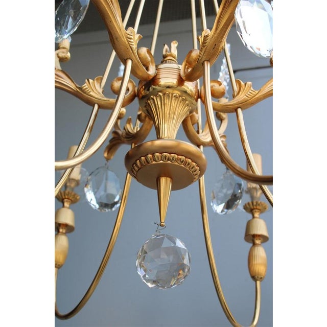 Maison Jansen French Chandeliers from Maison Jansen, 1950, Set of 2 For Sale - Image 4 of 18