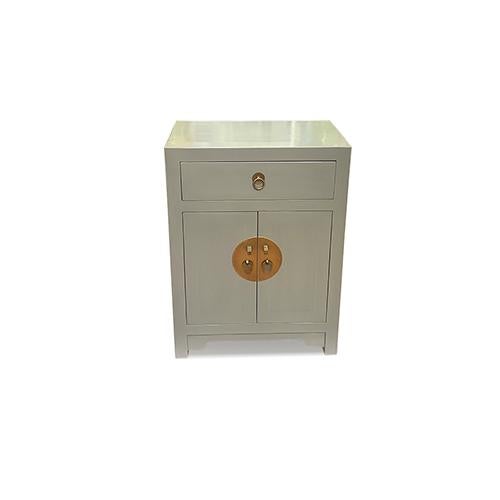 Zen Side Table is made out of elm wood. It has 1 drawers, 2 doors, and 1 removable shelf. It is very elegant piece for...