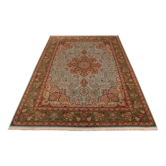 Middle Eastern Hand-Knotted Rug For Sale