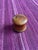 This beautiful patinated treen box has a soft waxed glow and wonderful shape> The top just slips on and off ad the lid was...
