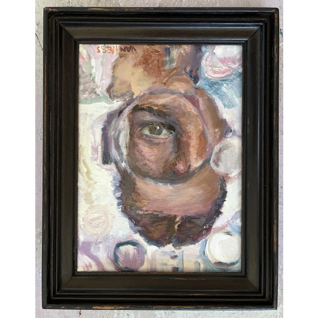 Figurative The Looking Glass, Original Oil Painting, by Van Ness For Sale - Image 3 of 9