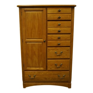 Bassett Furniture Country French 36" Master Chest / Armoire 2050-253 - 47 Ash Finish For Sale