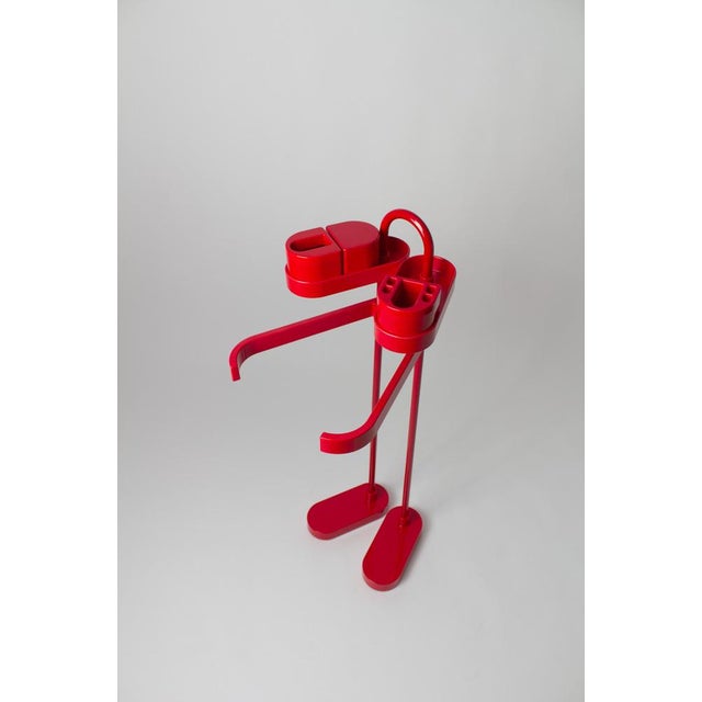 Vintagen Lucy Bathroom Assistant Valet by Metalplastica Luccese, 1980s, in Good conditions. Designed 1980 to 1989 This...