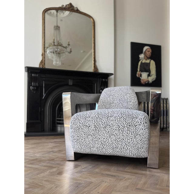 Textile Mars Chair by Timothy Oulton, 1930s For Sale - Image 7 of 11