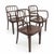 Bentwood Armchairs attributed to Josef Hoffmann for Thonet, Czechoslovakia, 1940s, Set of 3 For Sale - Image 9 of 9