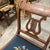 1970s 1970s Wooden Mid Century Modern Carved Needlepoint Chair For Sale - Image 5 of 7