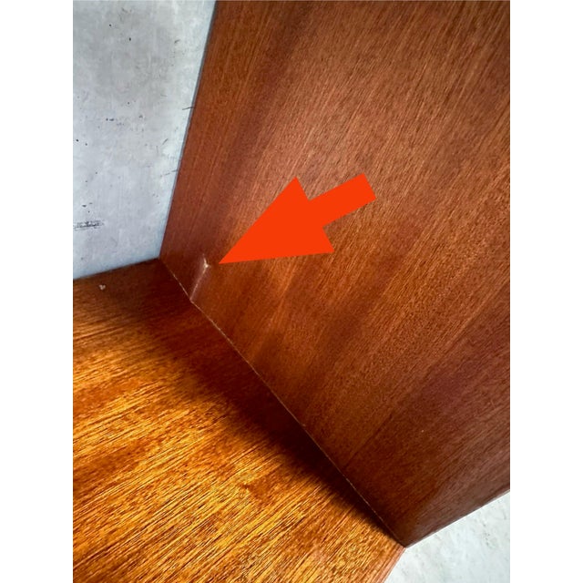 Mid-Century Modern Wall Unit in Teak, 1950s For Sale - Image 6 of 9