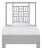 Finn Platform Bed Twin - Light Gray For Sale