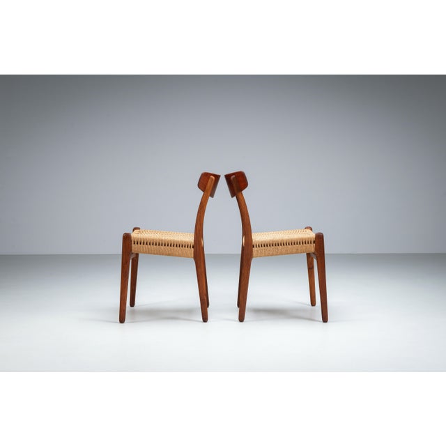 Brown CH23 Dining Chairs by Hans J. Wegner for Carl Hansen & Søn, 1960s, Set of 4 For Sale - Image 8 of 17
