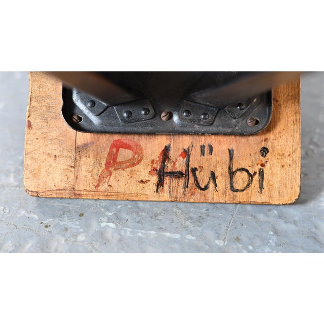 Industrial Factory Stools from Rowac, 1920s, Set of 3 For Sale - Image 15 of 17
