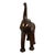1930s Liberty of London Life Size Leather Baby Elephant Glass Eyes For Sale - Image 10 of 12