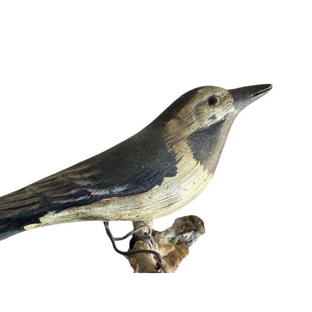 1950s Austrian Wood Carved Bird 75 For Sale - Image 4 of 6