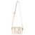 White Dusty Ivory Macrocannage Calfskin Dior Groove 20 Bag For Sale - Image 8 of 9