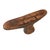 The Turkana wood headrest is a captivating embodiment of functional artistry originating from the Turkana people of East...