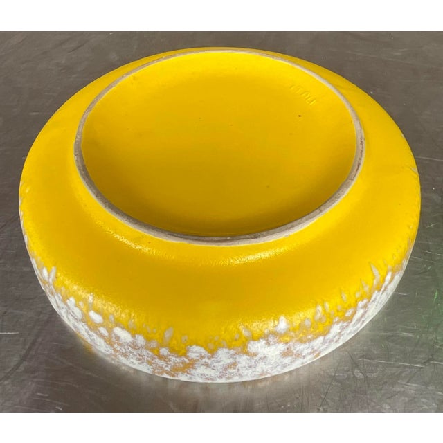 Alabaster Vintage Boho Italian Floral Ashtray For Sale - Image 8 of 8